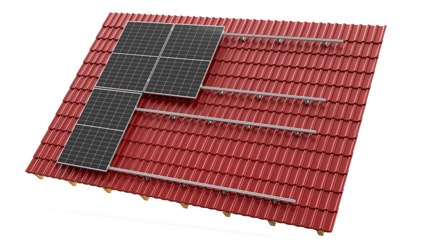 Dakstiņu jumta stiprinājumi