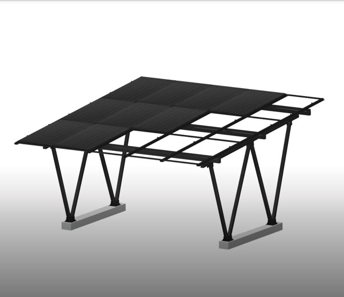 Saules paneļu nojumes