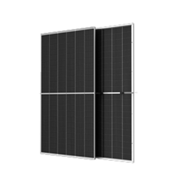 Saules panelis TRINA 690W, VERTEX N, HALF-CUT, N-TYPE, BIFACIAL, BLACK FRAME, 33MM