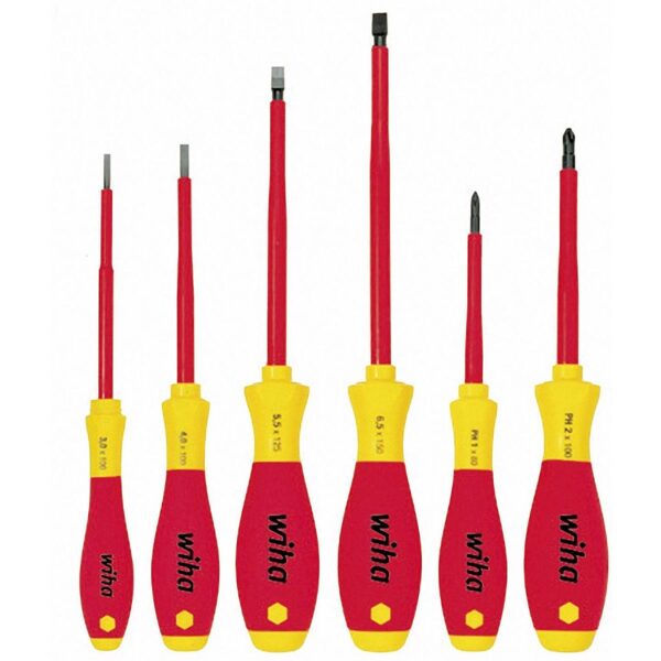 WIHA SoftFinish Electric slimFix SL/PH Screwdriverset 3201 K6, 6 pcs